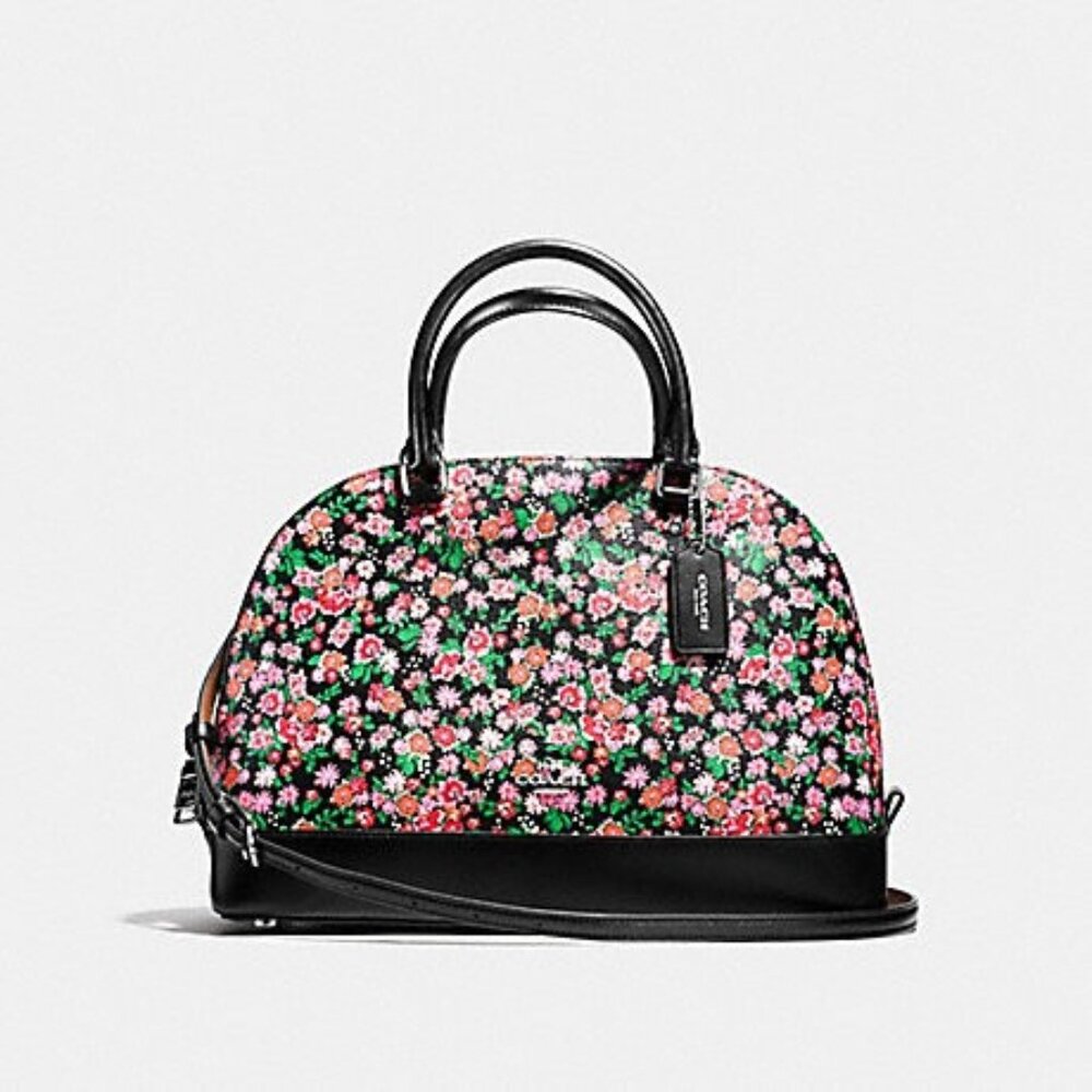 Euc Coach Sierra Posey Floral Multi-Colored Handbag